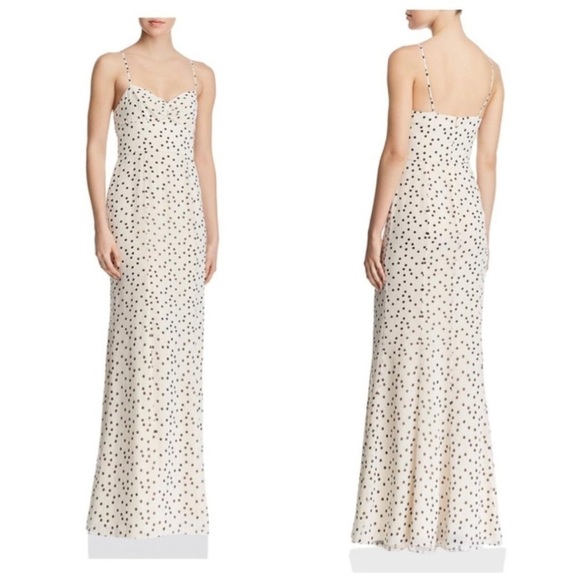 Fame And Partners Polka Dot Maxi Dress - Picture 1 of 12